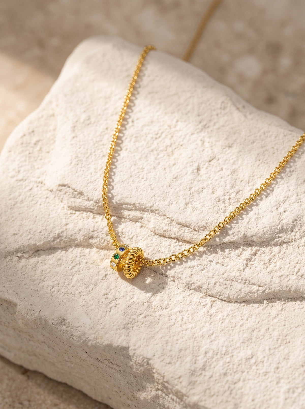 IXIA by GIVA Linear Drop Gold Plated Necklace