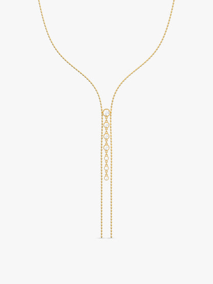 Linear Gold Plated Necklace
