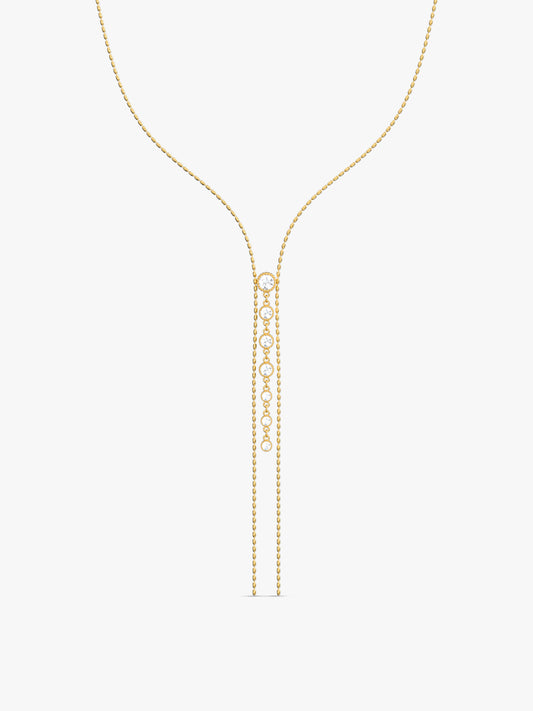 Linear Gold Plated Necklace