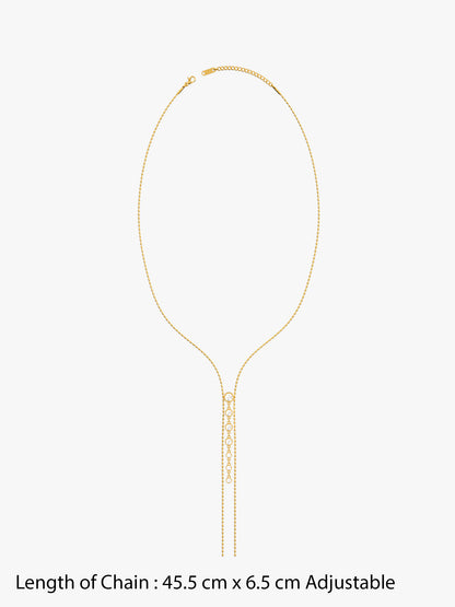 Linear Gold Plated Necklace