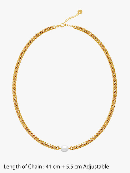 Soft Power Gold Plated Necklace
