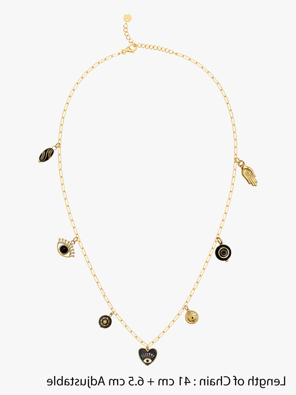 IXIA by GIVA Mystic Signal Gold Plated Charm Necklace