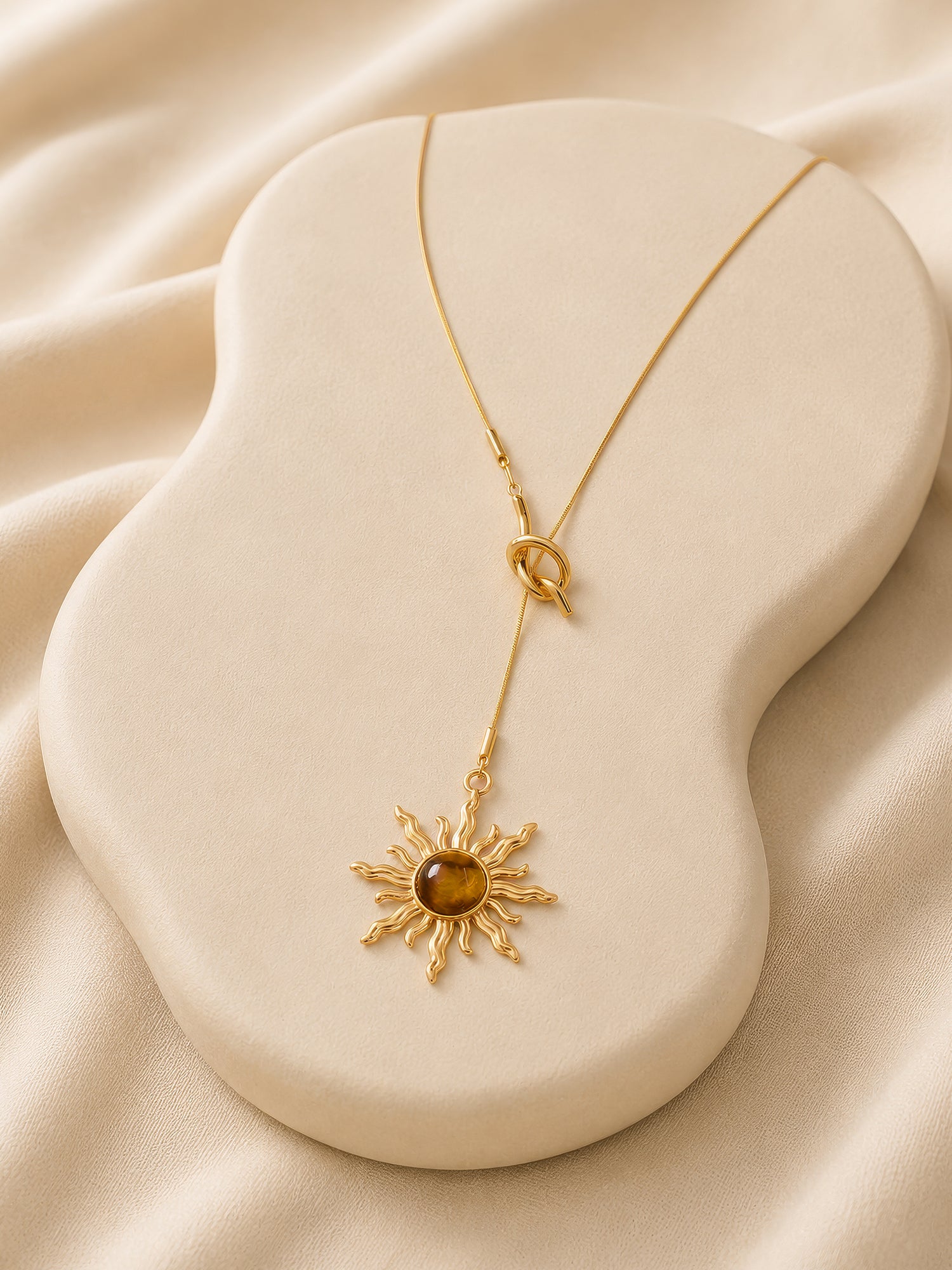 OnnMe by GIVA Stardust Stack Gold Plated Necklace