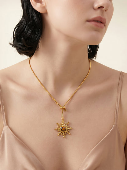 Stardust Stack Gold Plated Necklace