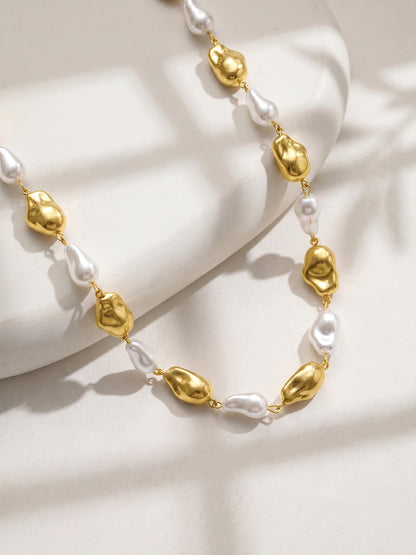 Dual Voltage Gold Plated Necklace