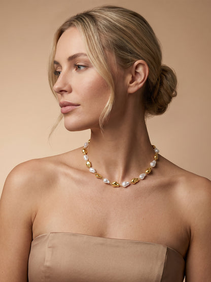 Dual Voltage Gold Plated Necklace