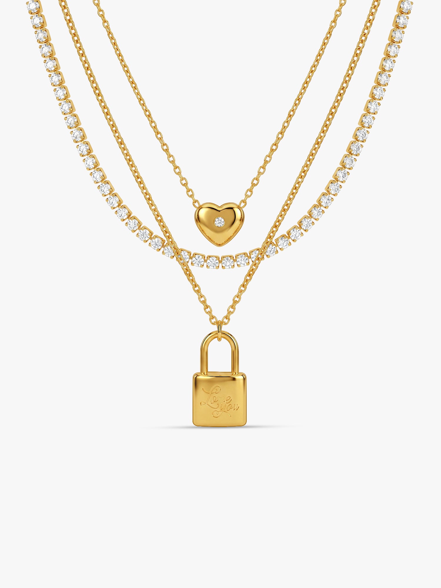 Soft Lock Energy Gold Plated Necklace