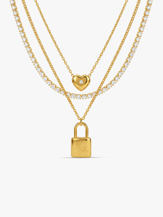 Soft Lock Energy Gold Plated Necklace