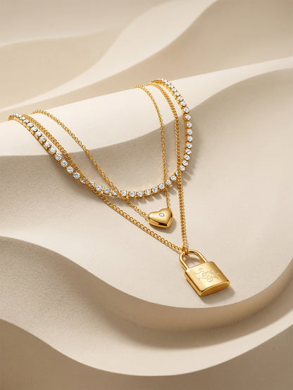 Soft Lock Energy Gold Plated Necklace