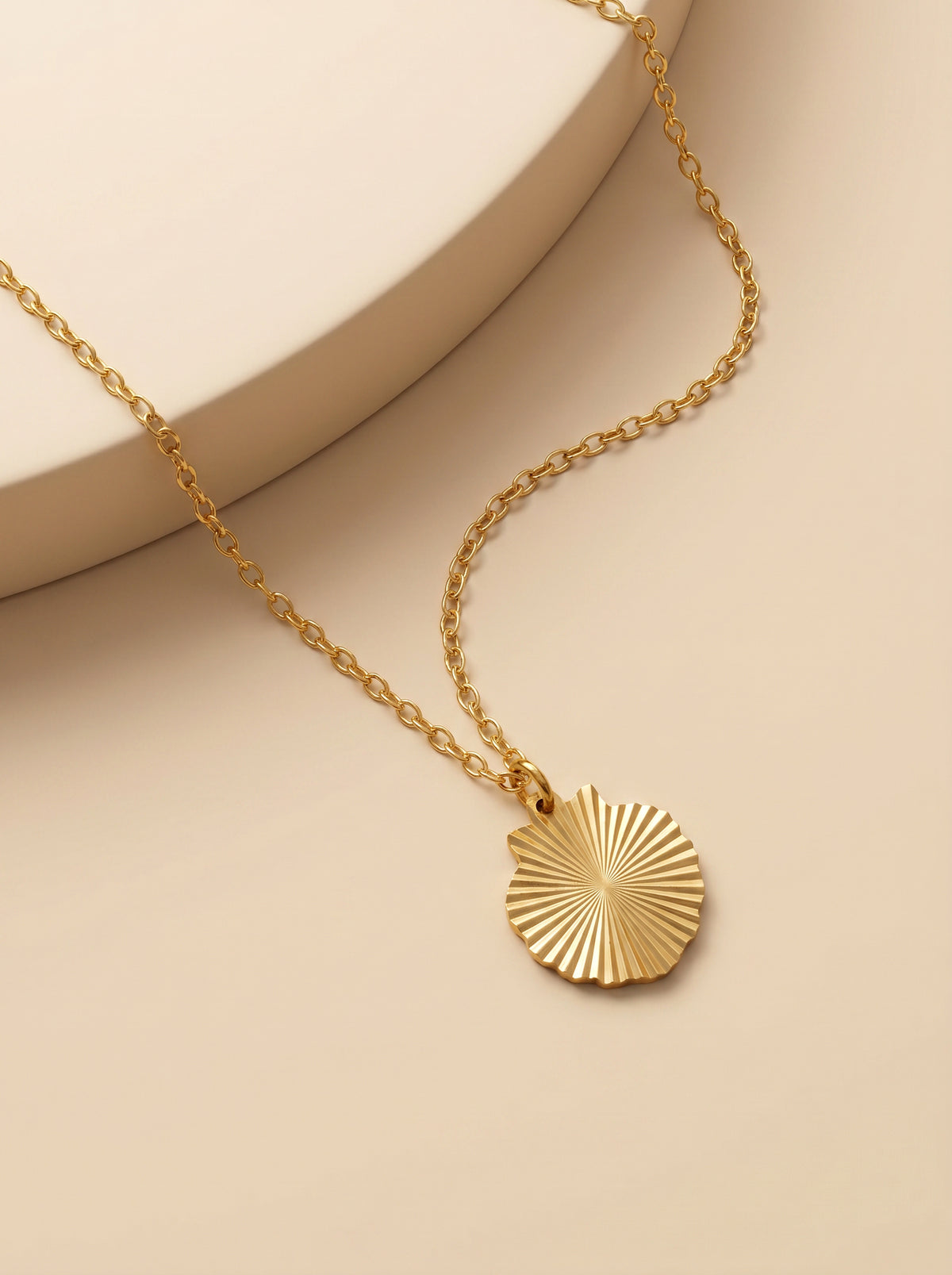 IXIA by GIVA Solar Drop Gold Plated Necklace