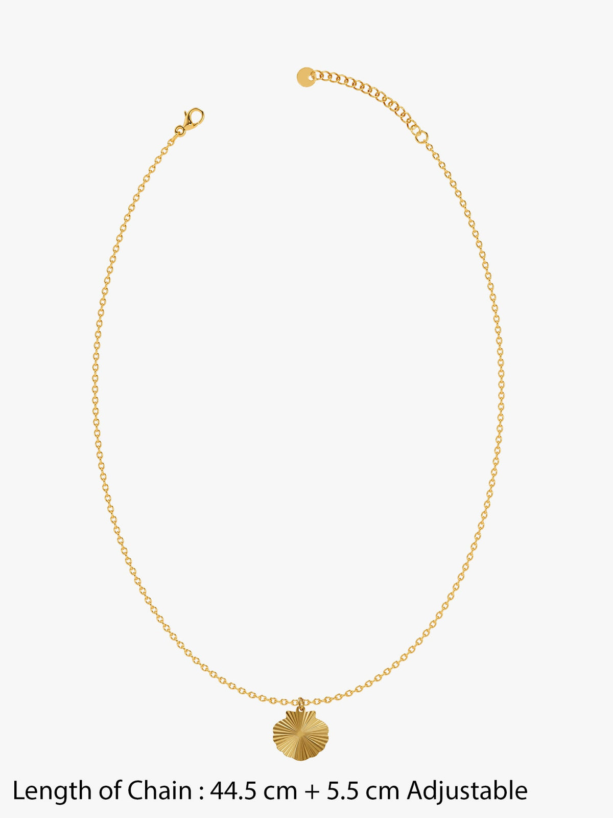 IXIA by GIVA Solar Drop Gold Plated Necklace