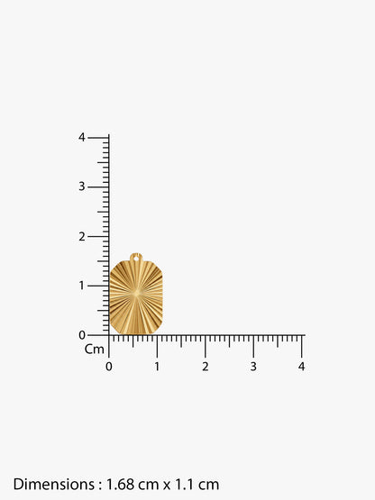 Square Drift Gold Plated Necklace