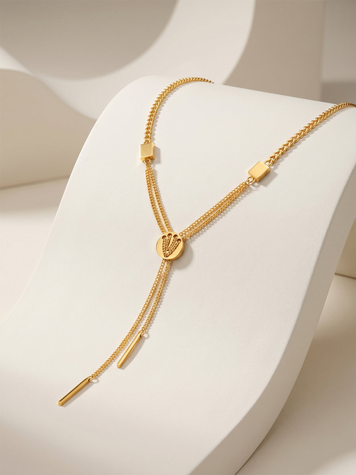 IXIA by GIVA Centre Of Attention Gold Plated Necklace