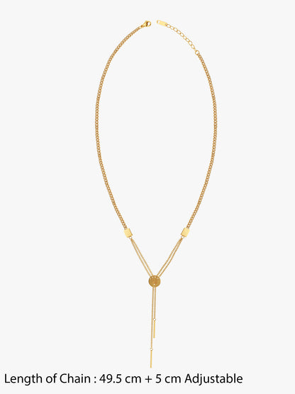 OnnMe by GIVA Centre Of Attention Gold Plated Necklace