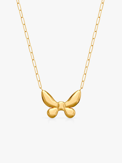 Fly Free Gold Plated Necklace