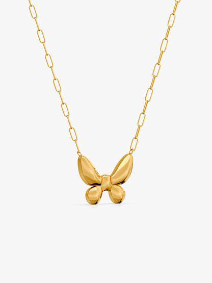 Fly Free Gold Plated Necklace