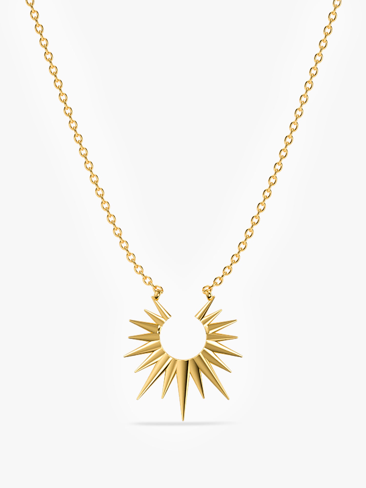 Sun Served Gold Plated Necklace