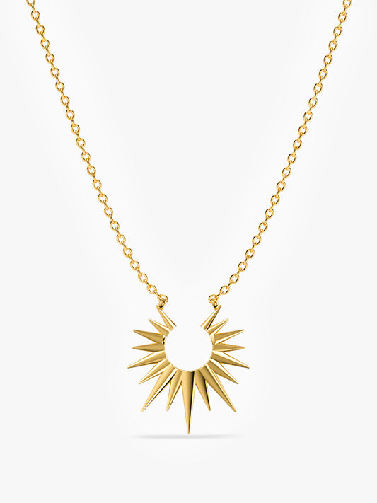 Sun Served Gold Plated Necklace