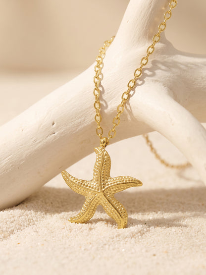 IXIA by GIVA Starfishionist Gold Plated Pendant With Chain