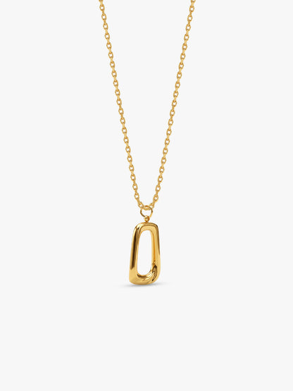 IXIA by GIVA Trapeze Artist Gold Plated Pendant With Chain