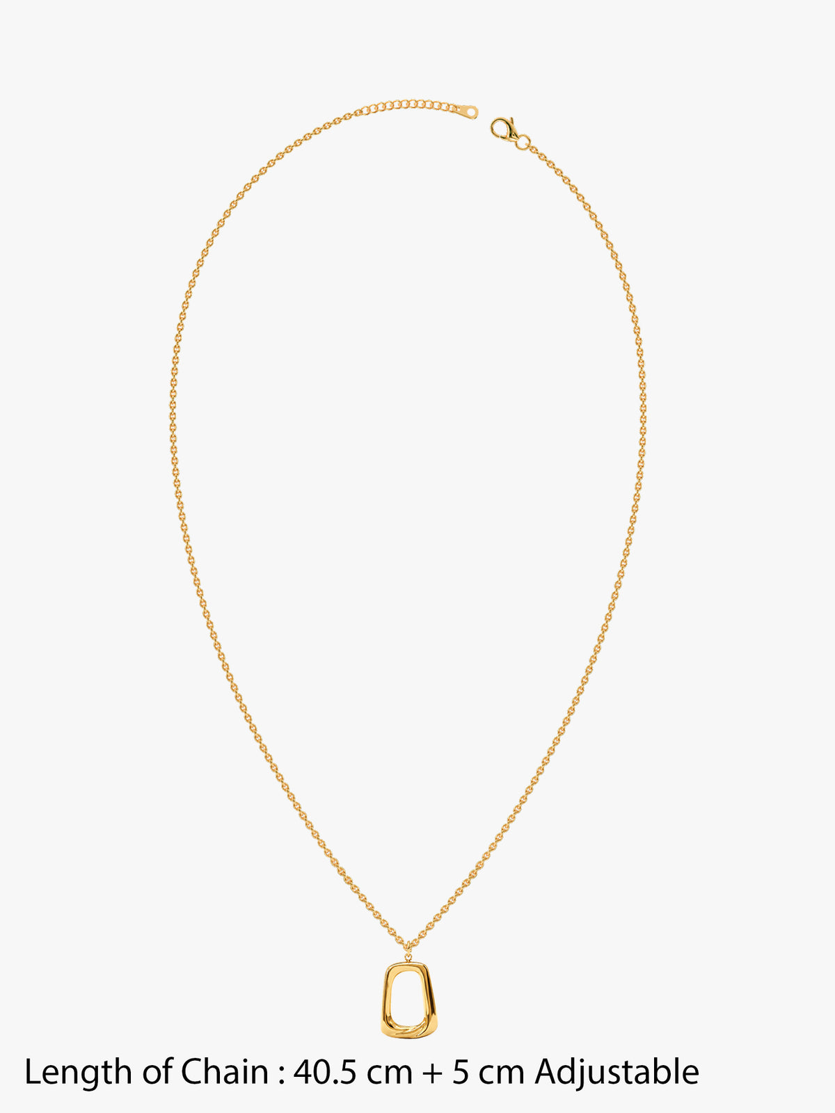 IXIA by GIVA Trapeze Artist Gold Plated Pendant With Chain