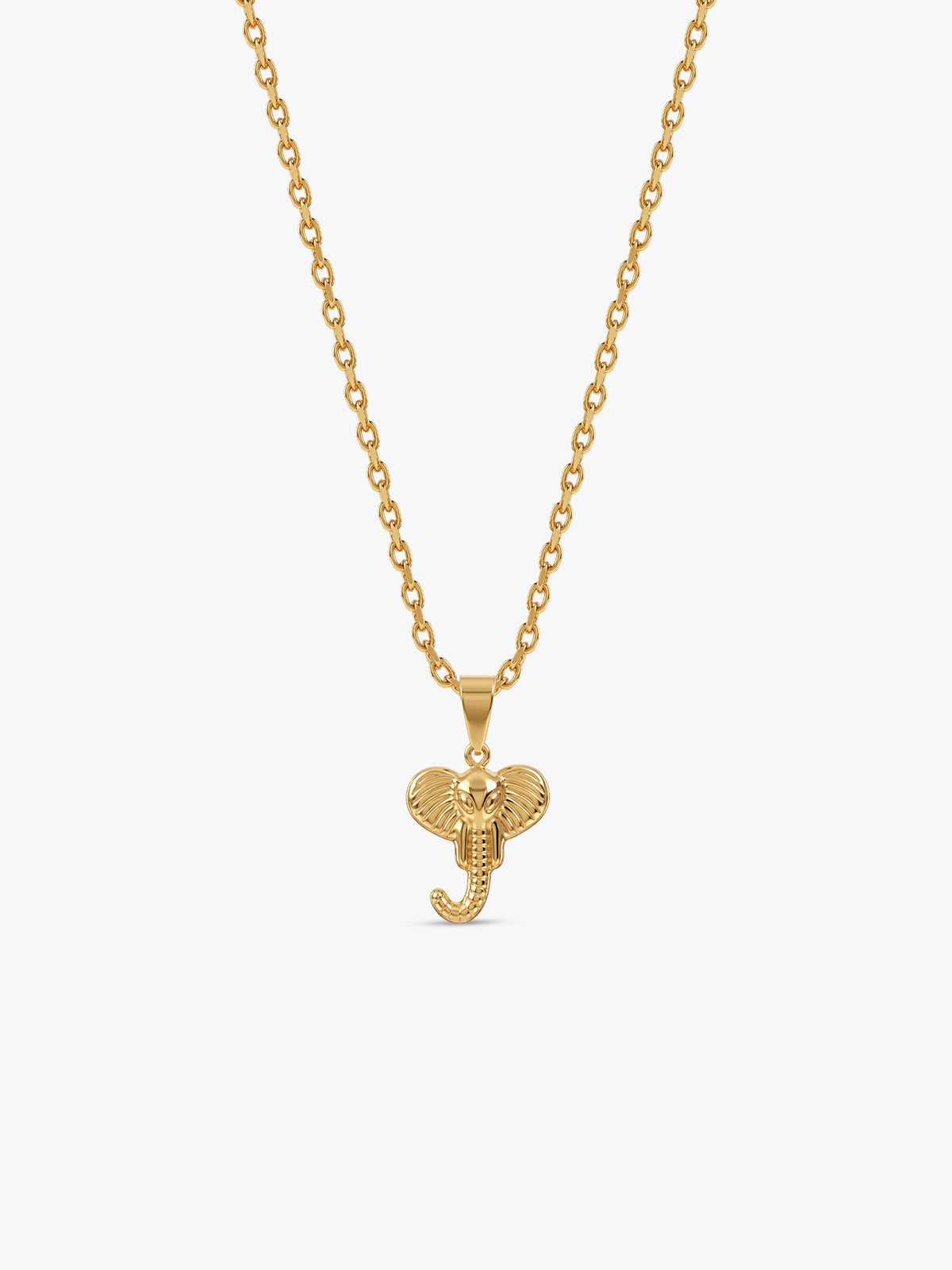 IXIA by GIVA Elephantastic Gold Plated Pendant With Chain