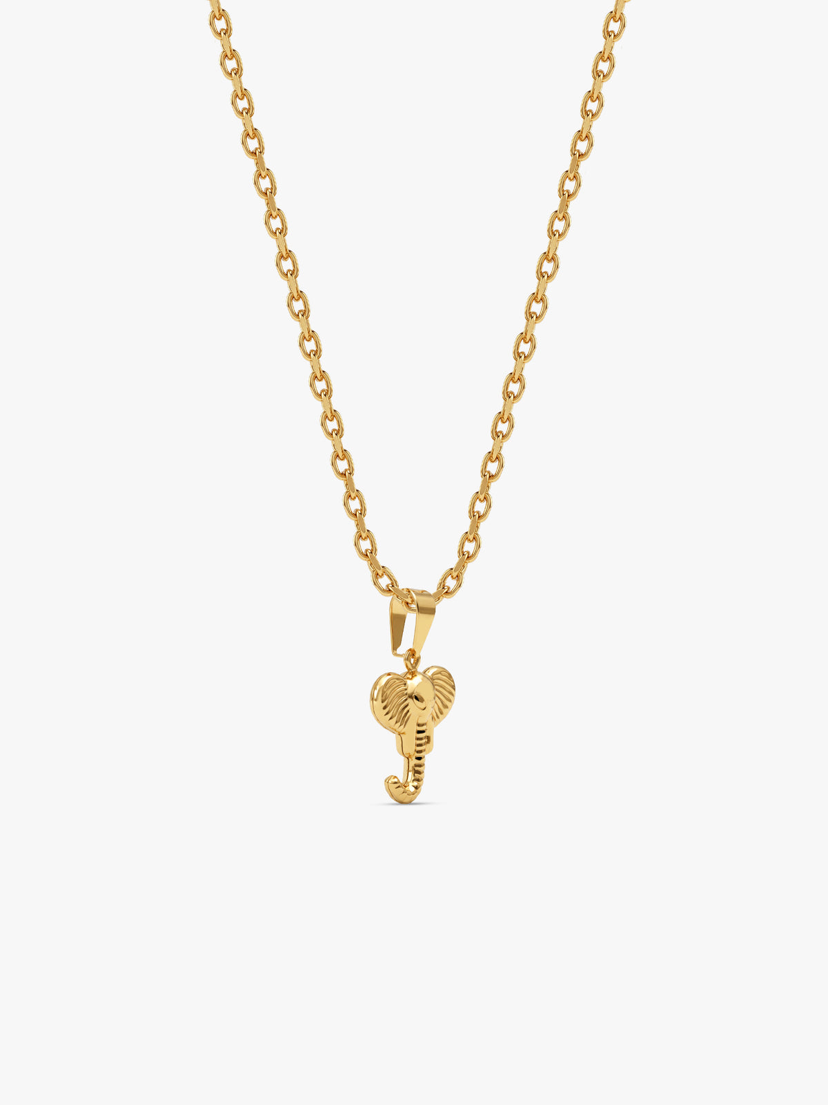 IXIA by GIVA Elephantastic Gold Plated Pendant With Chain