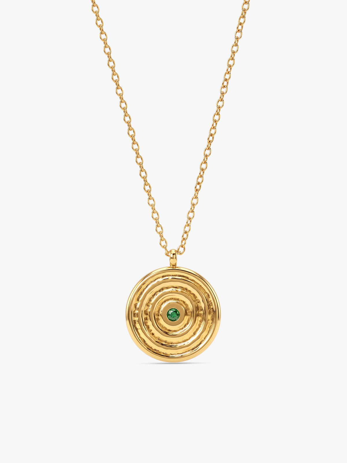 IXIA by GIVA Midnight Portal Gold Plated Pendant With Chain