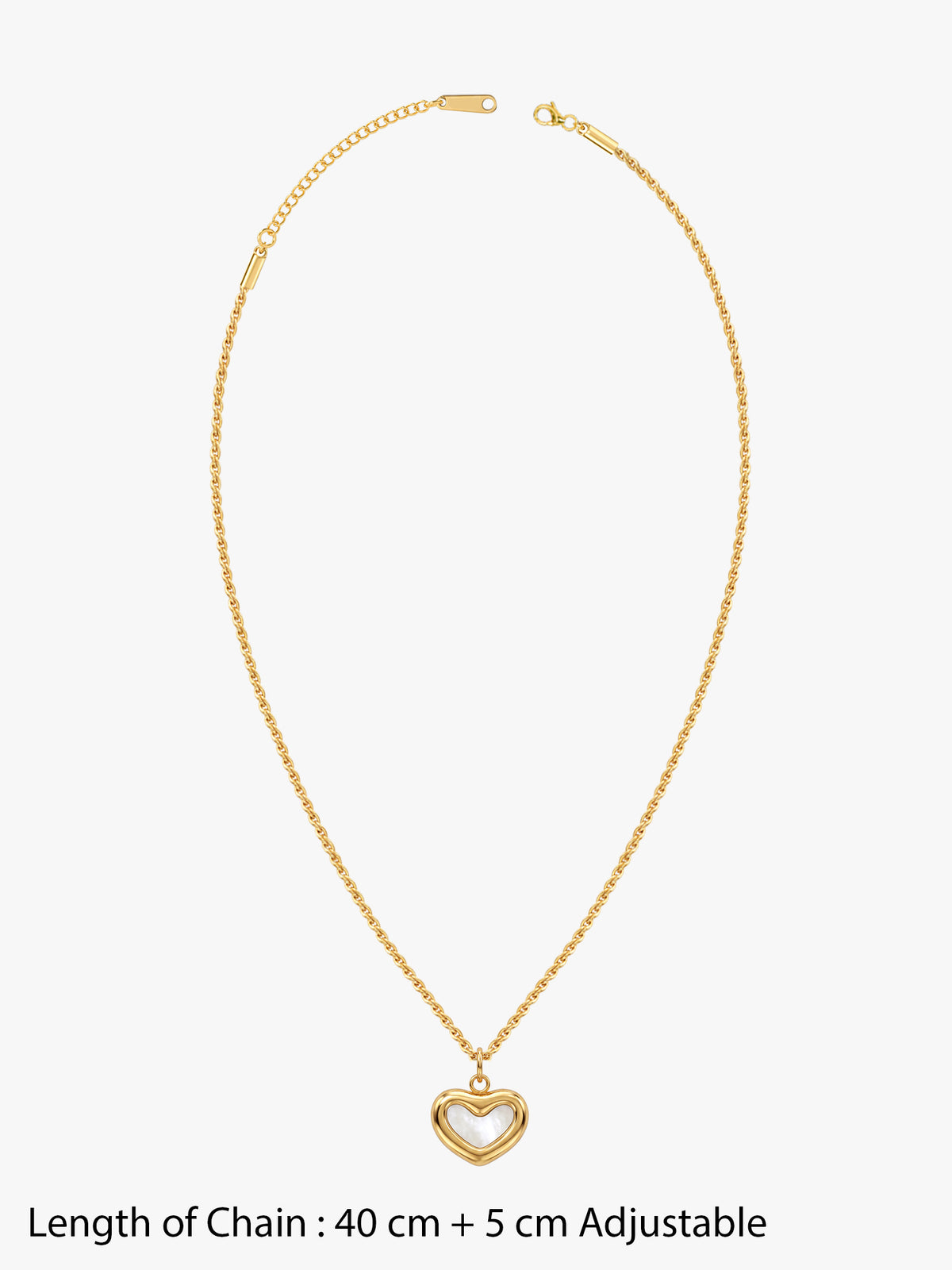 IXIA by GIVA Lovestruck Club Gold Plated Pendant With Chain