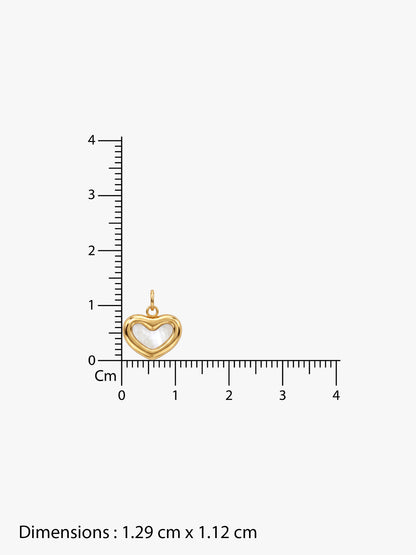 IXIA by GIVA Lovestruck Club Gold Plated Pendant With Chain