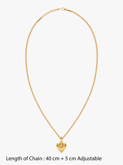 IXIA by GIVA Hug Dealer Gold Plated Pendant With Chain