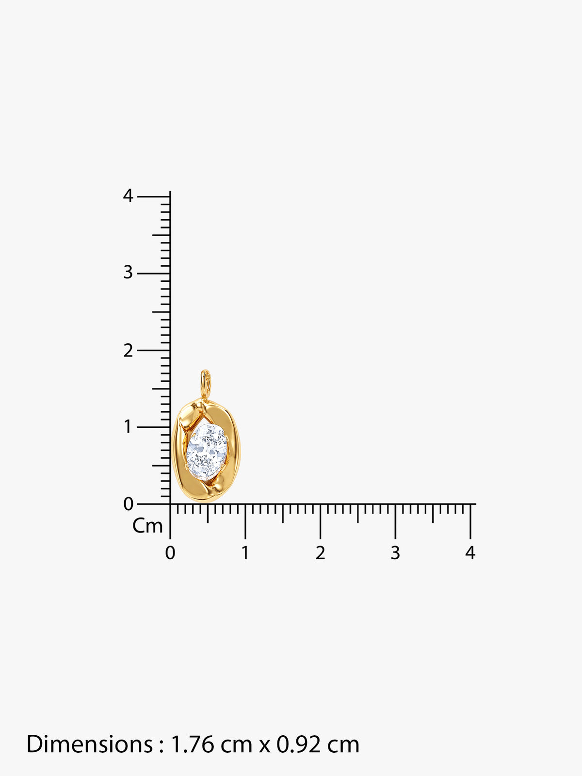 IXIA by GIVA Solo Act Gold Plated Pendant With Chain
