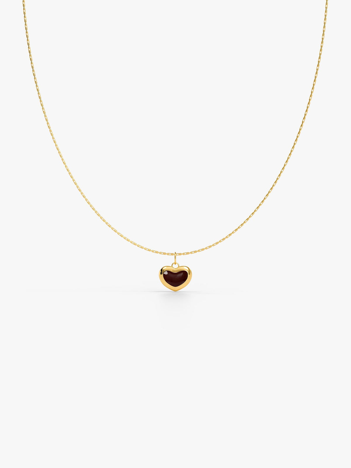 IXIA by GIVA Heart Flick Gold Plated Pendant with Link Chain
