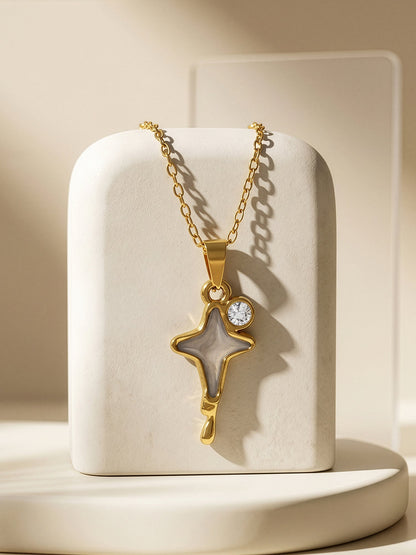Sharp Faith Gold Plated Locket
