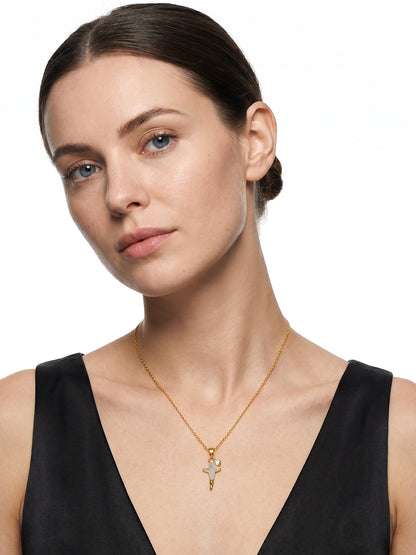 Sharp Faith Gold Plated Locket
