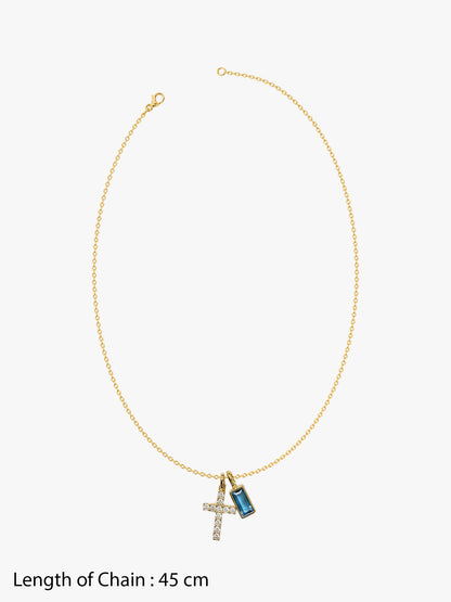 Say Amen Gold Plated Pendant With Chain