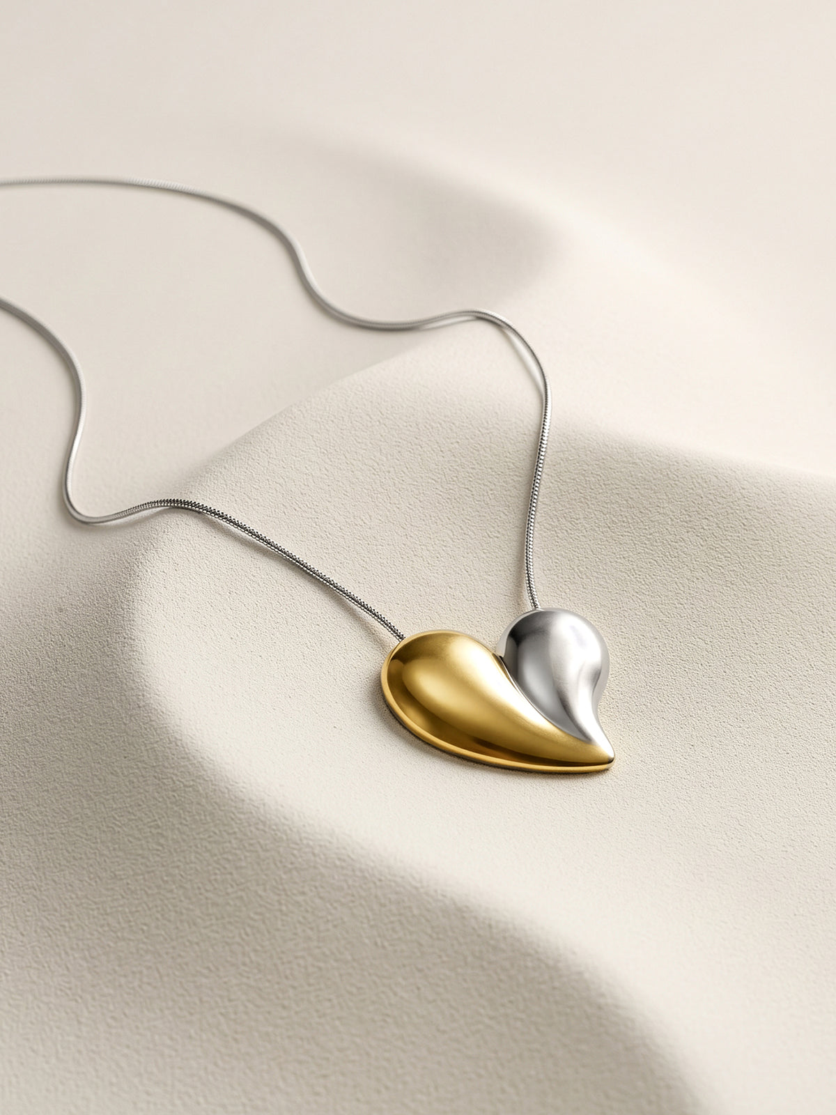 IXIA by GIVA Heartbreaker Dual Tone Necklace