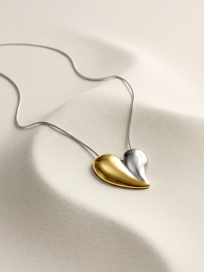Heartbreaker Dual Tone Necklace