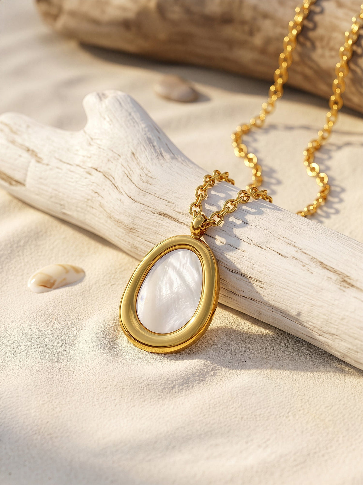 IXIA by GIVA Offbeat Orbit Gold Plated Pendant with Chain