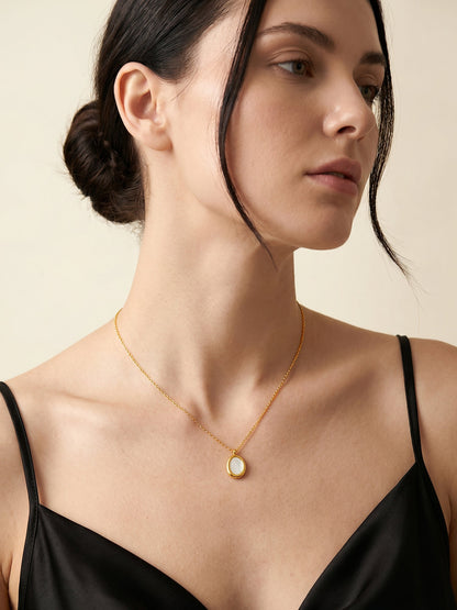 Offbeat Orbit Gold Plated Pendant with Chain