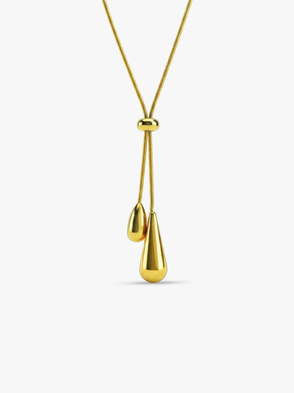 IXIA by GIVA Liquid Syntax Gold Plated Necklace