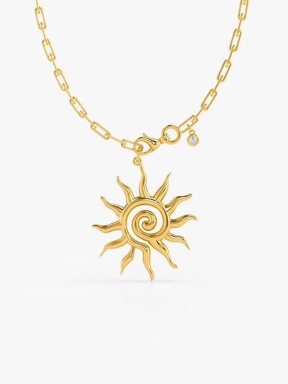 Contrast Signal Gold Plated Necklace
