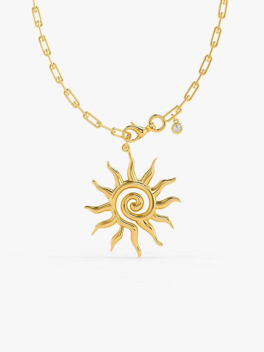 Contrast Signal Gold Plated Necklace