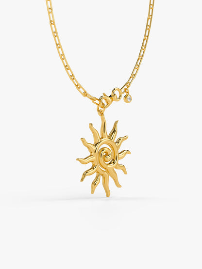 Contrast Signal Gold Plated Necklace