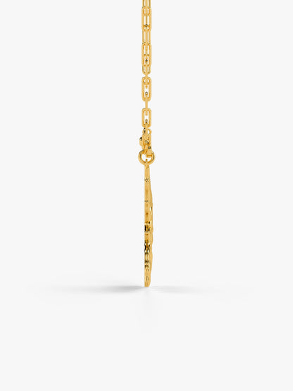 Contrast Signal Gold Plated Necklace