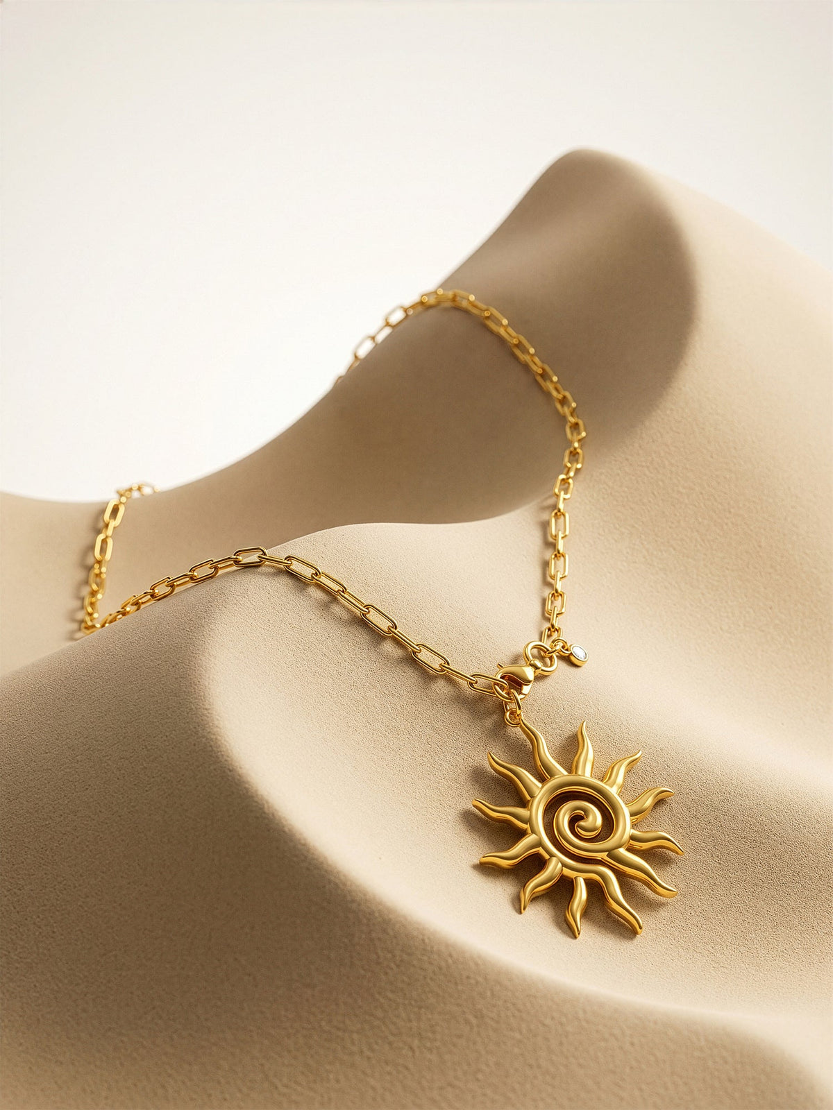 IXIA by GIVA Contrast Signal Gold Plated Necklace