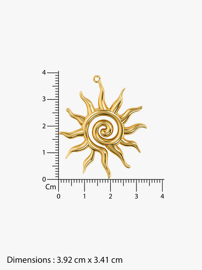 Contrast Signal Gold Plated Necklace