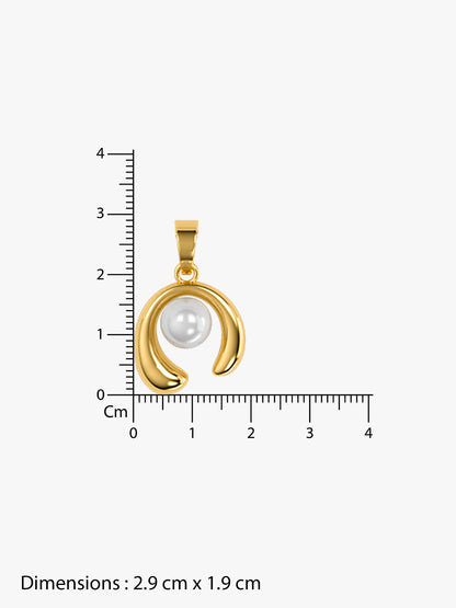 Moon Mood Gold Plated Pendant with Chain