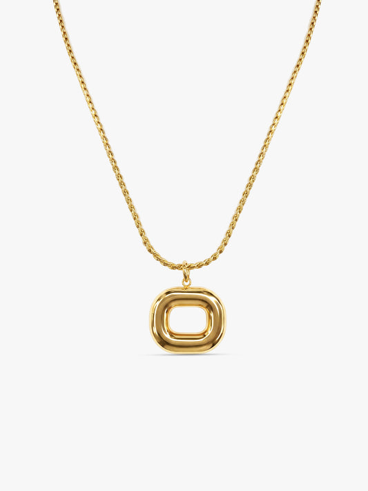 Toggle Gold Plated Pendant With Chain