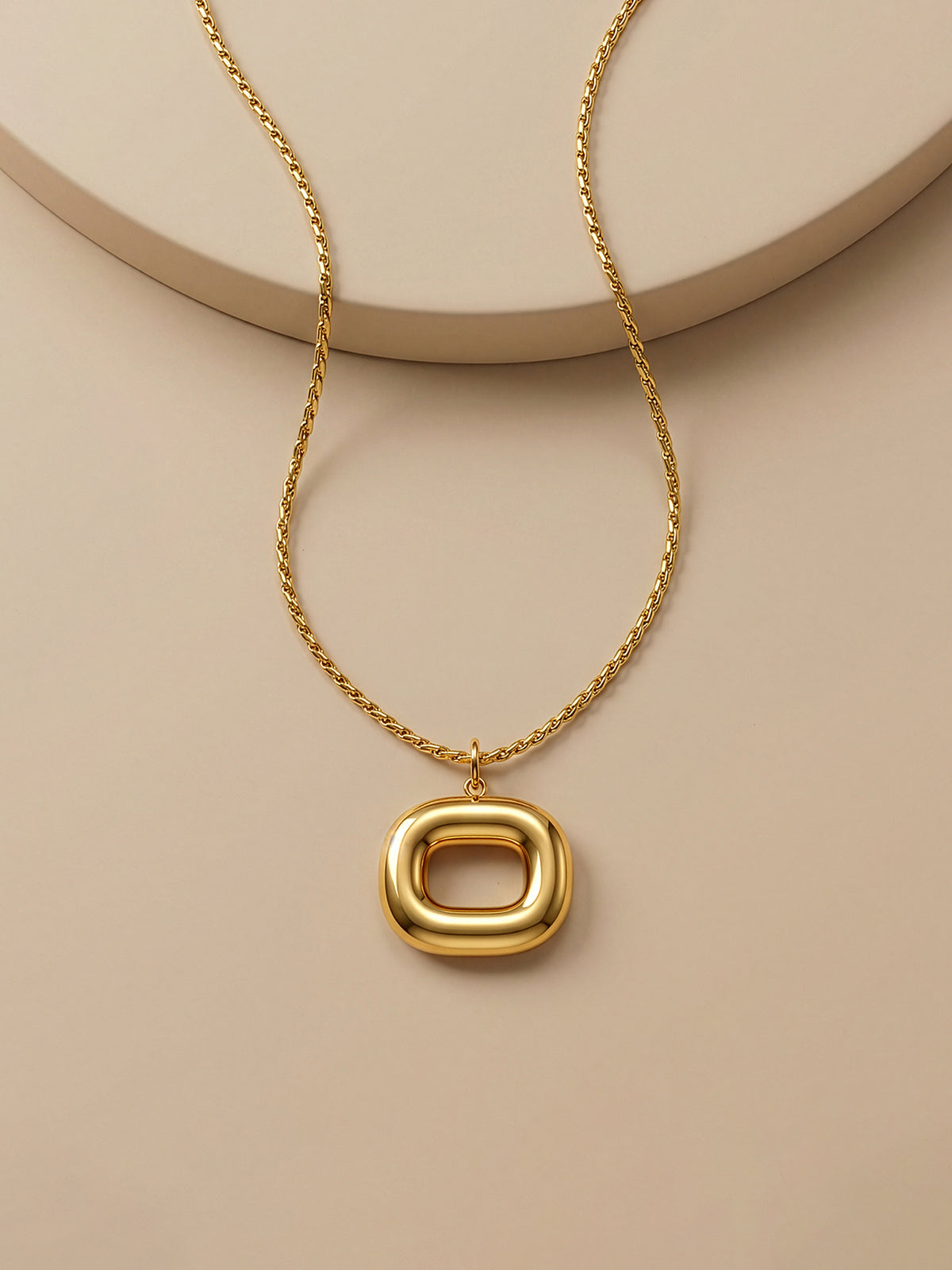 IXIA by GIVA Toggle Gold Plated Pendant With Chain